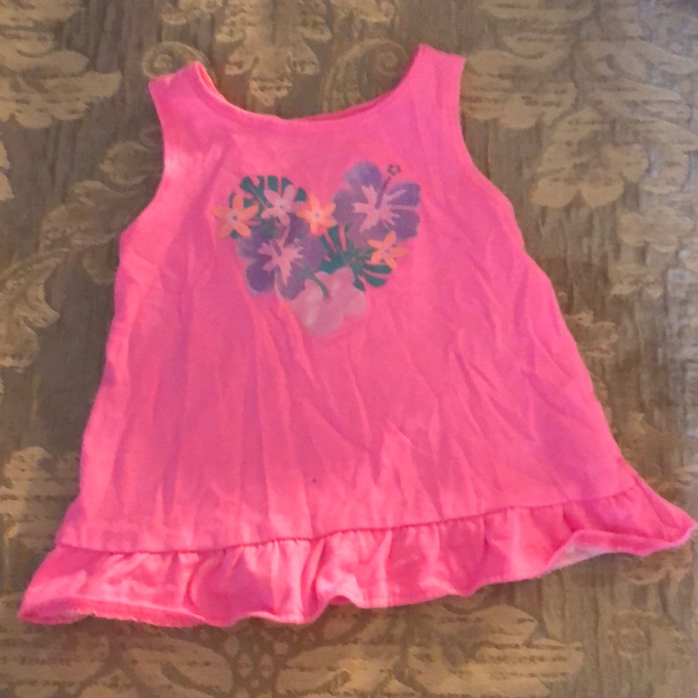 Jumping Beans Fluorescent Pink Tank